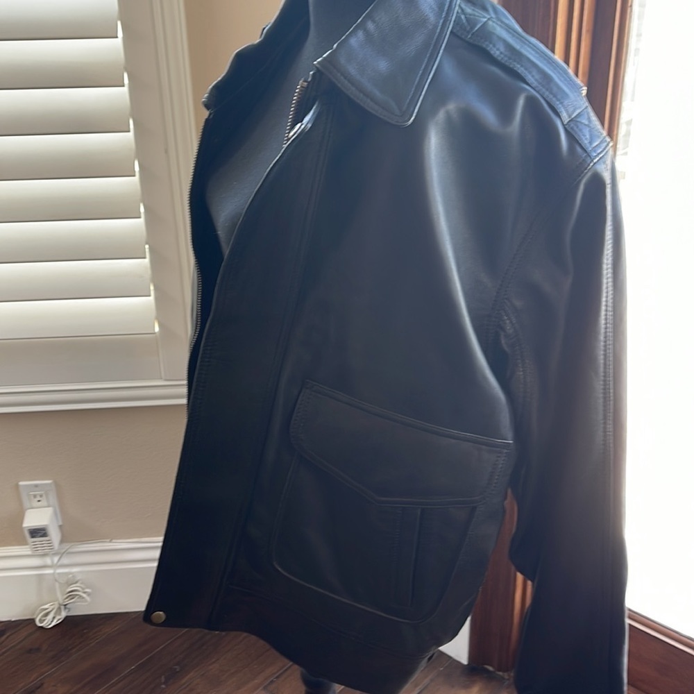 Pilot Leather Jacket - Picture 4 of 5